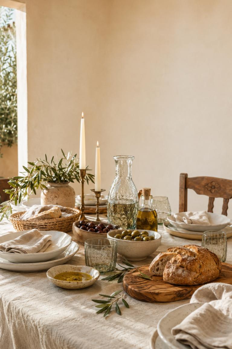 10 Mediterranean Table Essentials for Effortless Everyday Hosting
